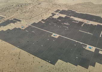 Khidrat solar plant panels